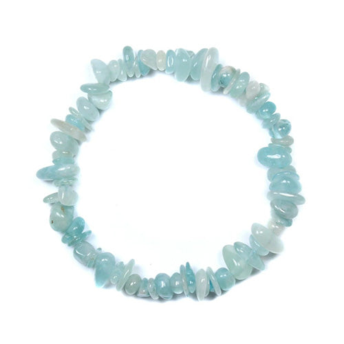Pulseira de Água Marinha - Chip | Unidade | Tamanho: Aprox. 5 cm. de diâmetro
