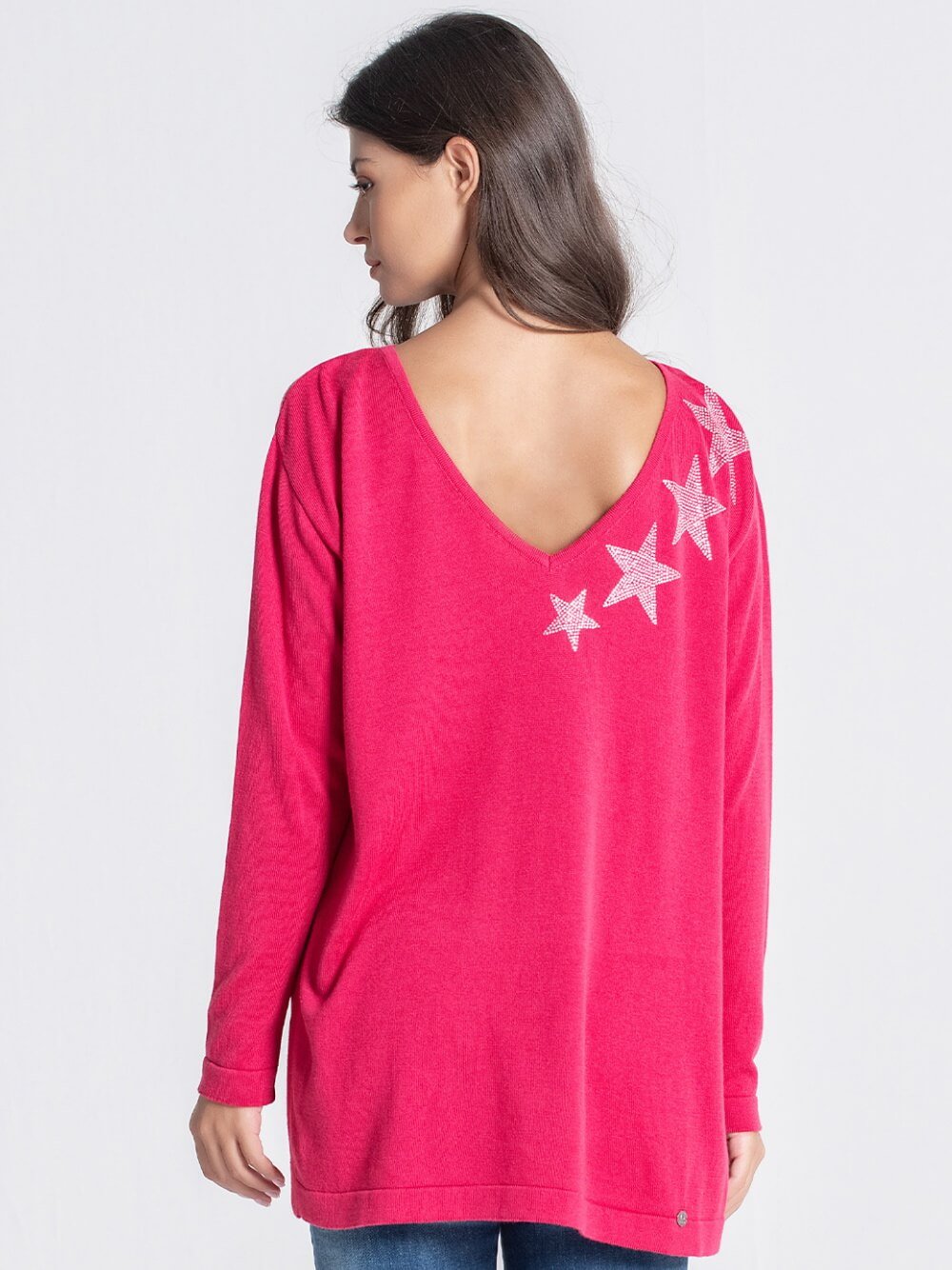 CAMISOLA REVERSÍVEL COM ESTRELAS