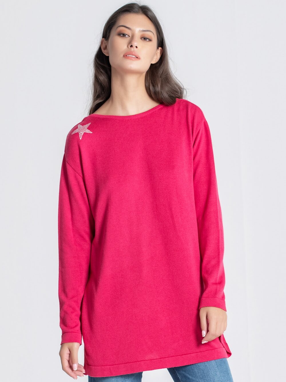 CAMISOLA REVERSÍVEL COM ESTRELAS
