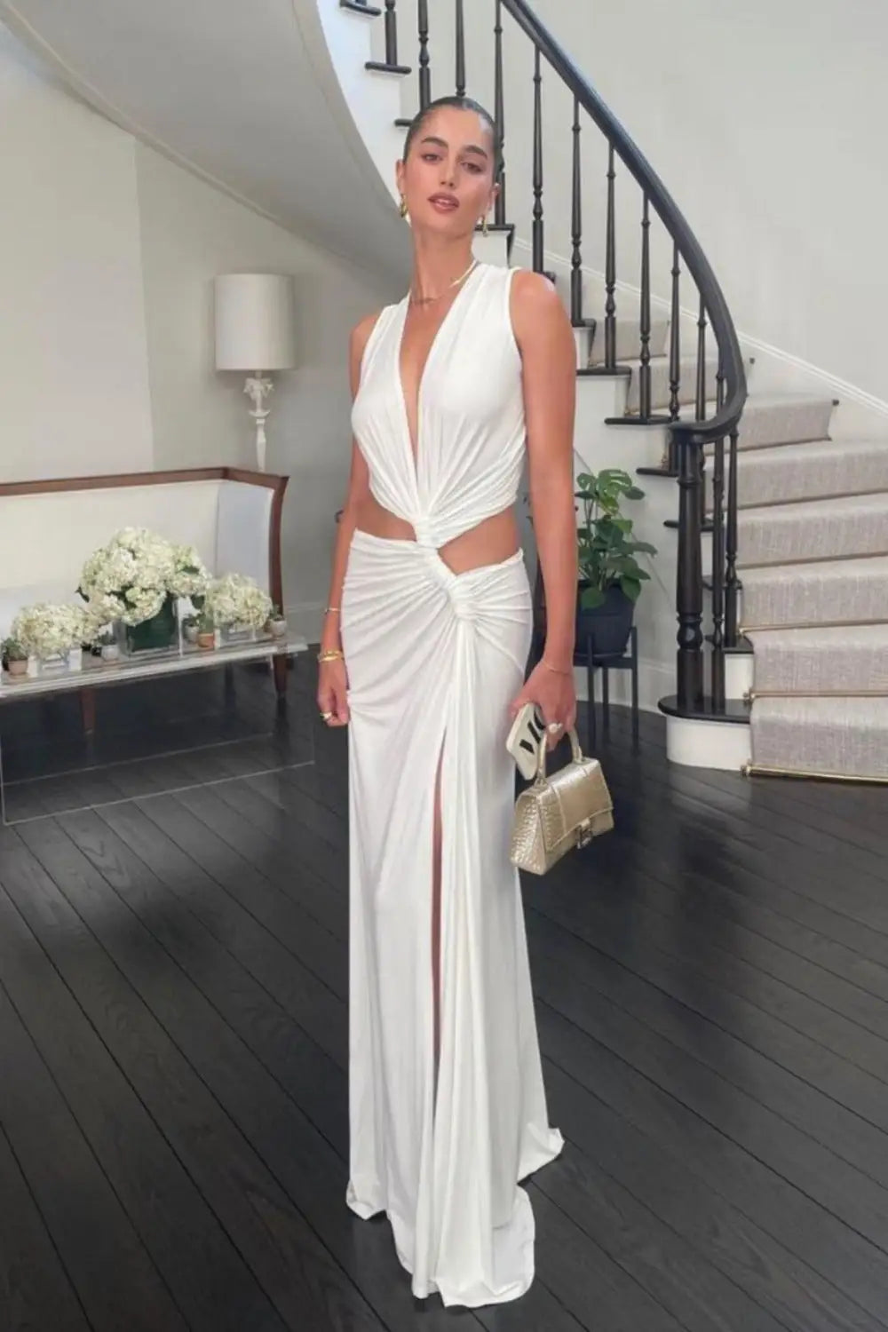 Yassi Maxi Dress – Flowy Summer Dress in Neon or White