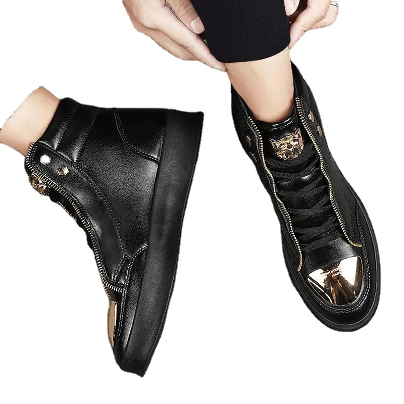 Spring New Men's High-Top Martin Boots
