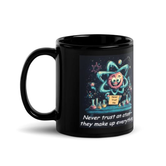 Science is Fun - Black Glossy Mug - 1