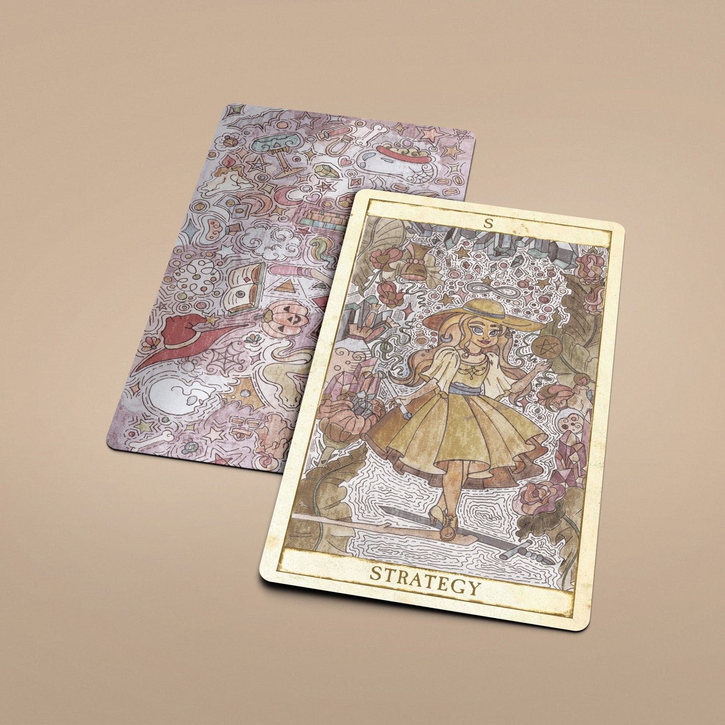 Tarot of Spells and Potions 78+2 Extra Cards Deck with Guidebook