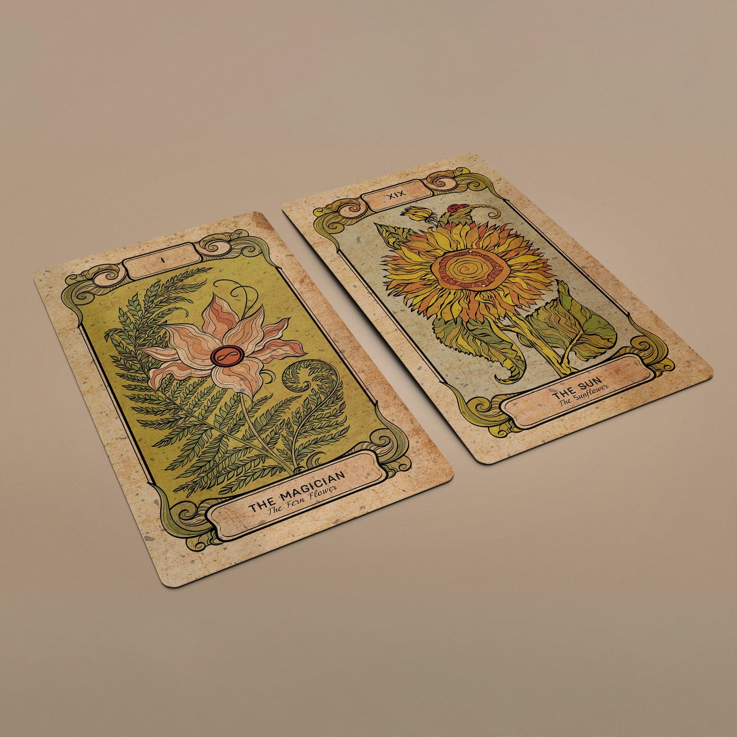 Botanica Oculta Tarot Deck: 78+2 Cards & Guidebook on Plant Magic & Herbal Symbolism