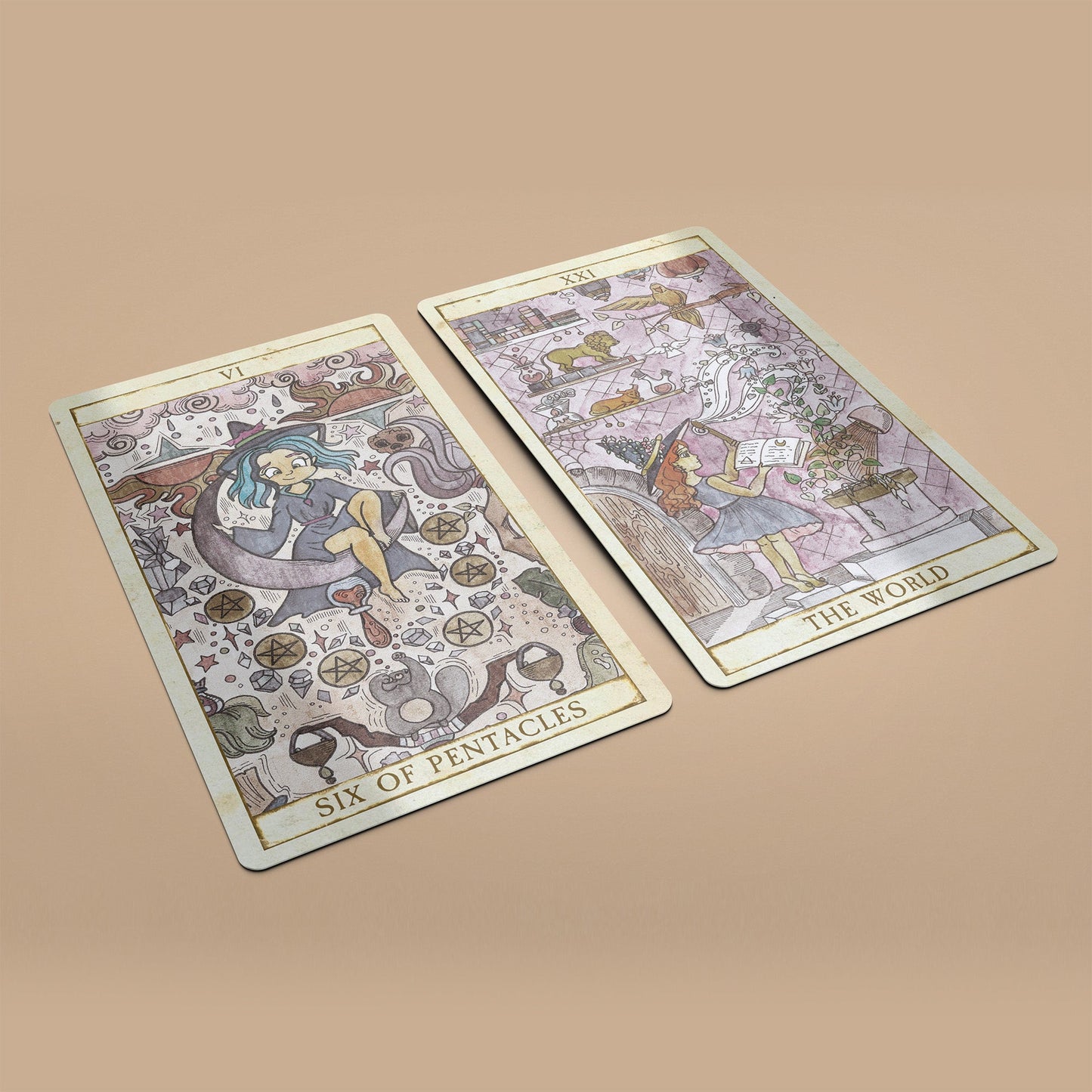 Tarot of Spells and Potions 78+2 Extra Cards Deck with Guidebook
