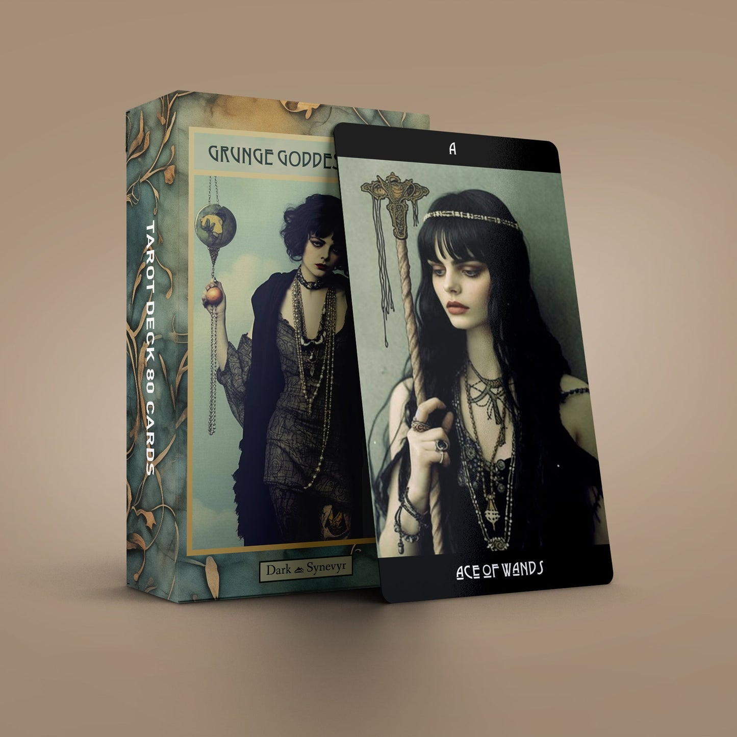 Grunge Goddess Tarot Cards Deck 78+2 Extra Cards