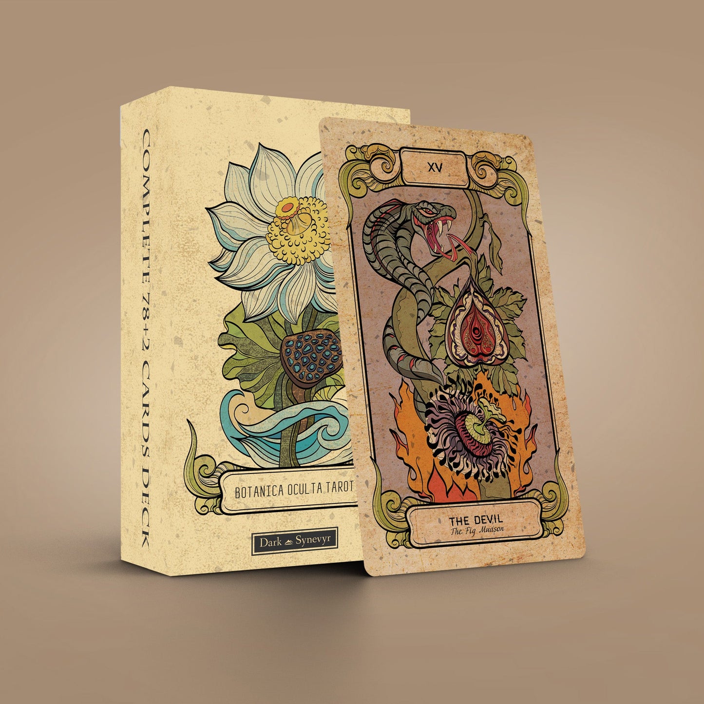 Botanica Oculta Tarot Deck: 78+2 Cards & Guidebook on Plant Magic & Herbal Symbolism
