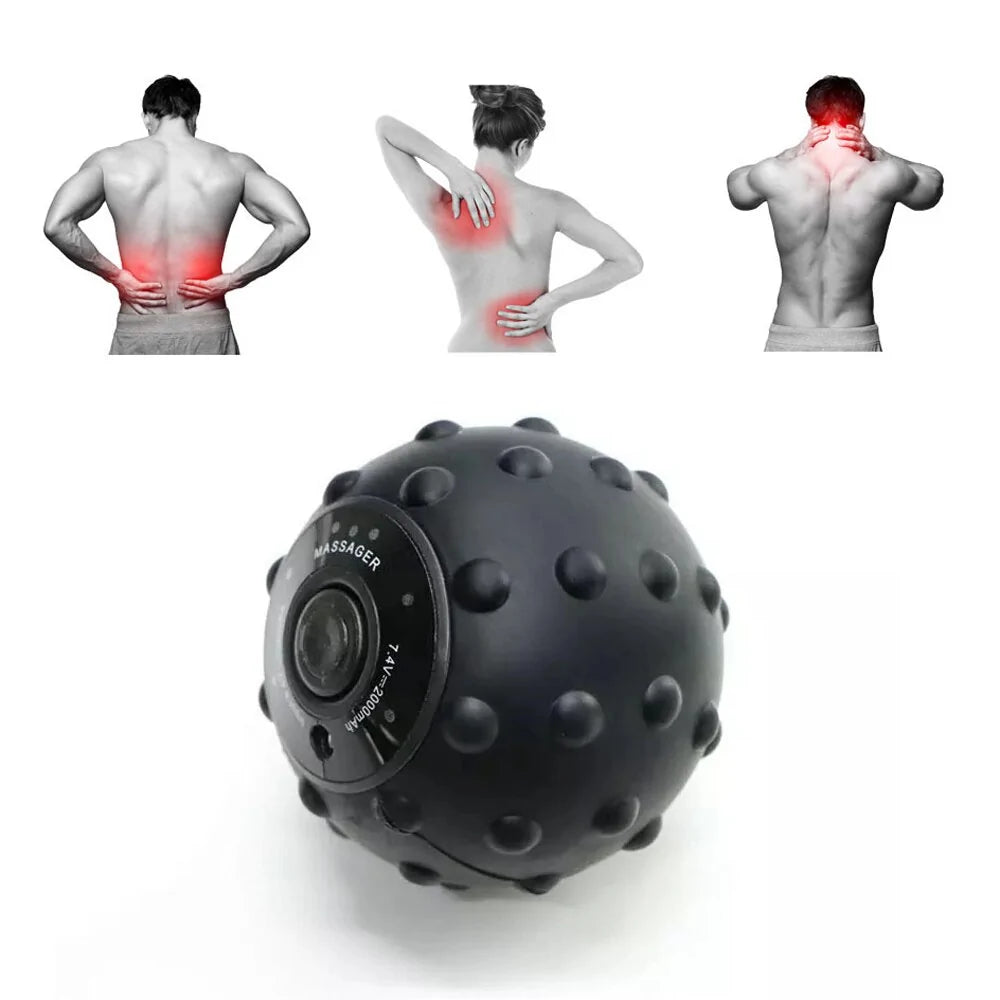 Vibrating Massage Ball – Deep Tissue Muscle Relief & Recovery Roller