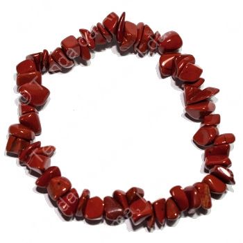 Pulseira de Jaspe Vermelho - Chip | Unidade