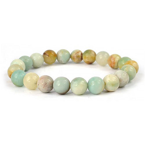 Pulseira de Amazonite - Relaxamento, Intuição e Proteção Energética
