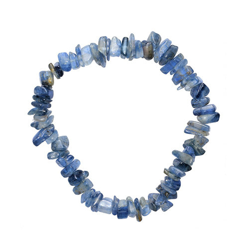 Pulseira de Cianita Azul - Chip | Unidade | Tamanho: Aprox. 5 cm. de diâmetro