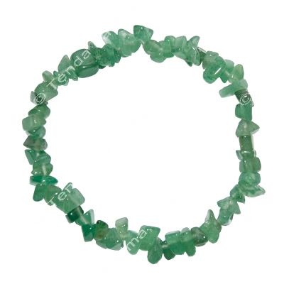 Pulseira de Aventurina Verde - Chip  | Unidade |