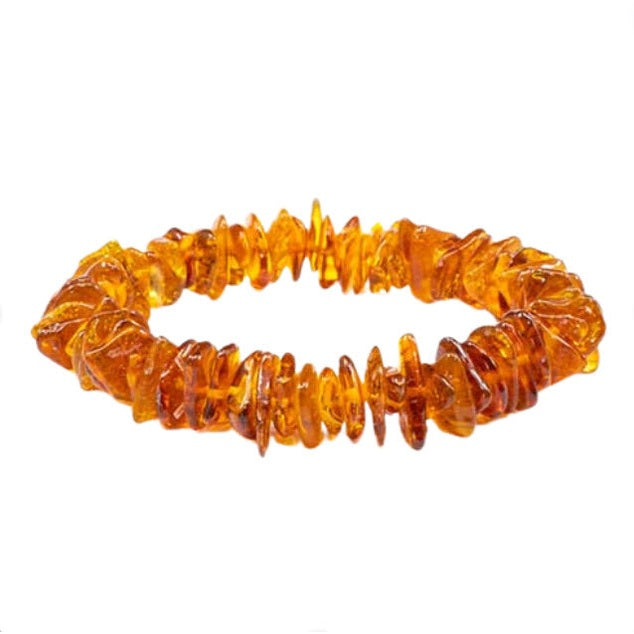 Pulseira de Âmbar Whisky | Imunidade, Alívio e Energia Natural