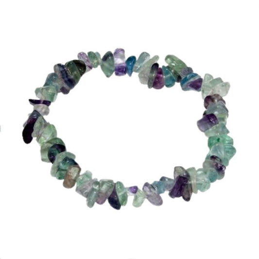 Pulseira de Fluorite Arco Íris - Chip | Unidade