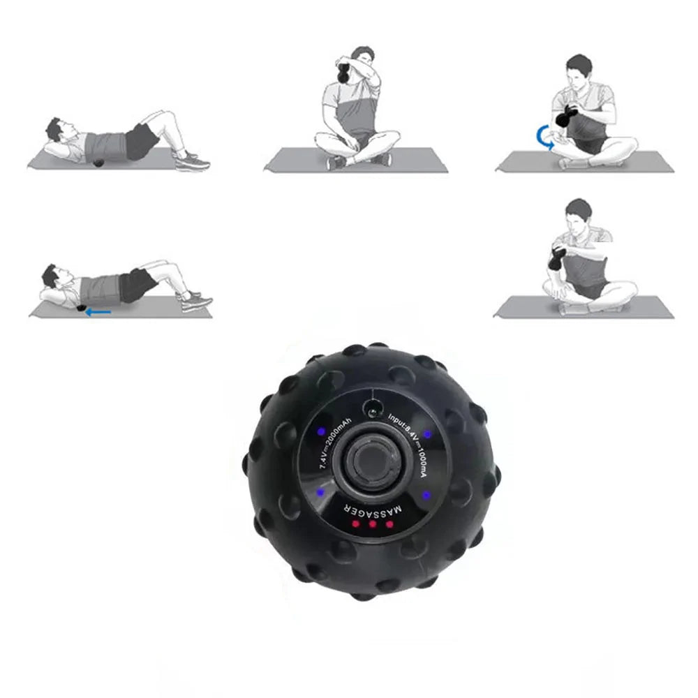 Vibrating Massage Ball – Deep Tissue Muscle Relief & Recovery Roller
