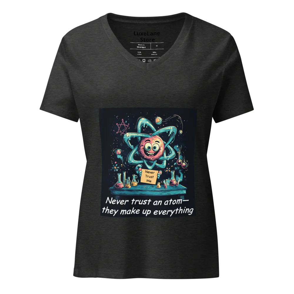 Science is Fun Women's Relaxed V-Neck T-Shirt - 1
