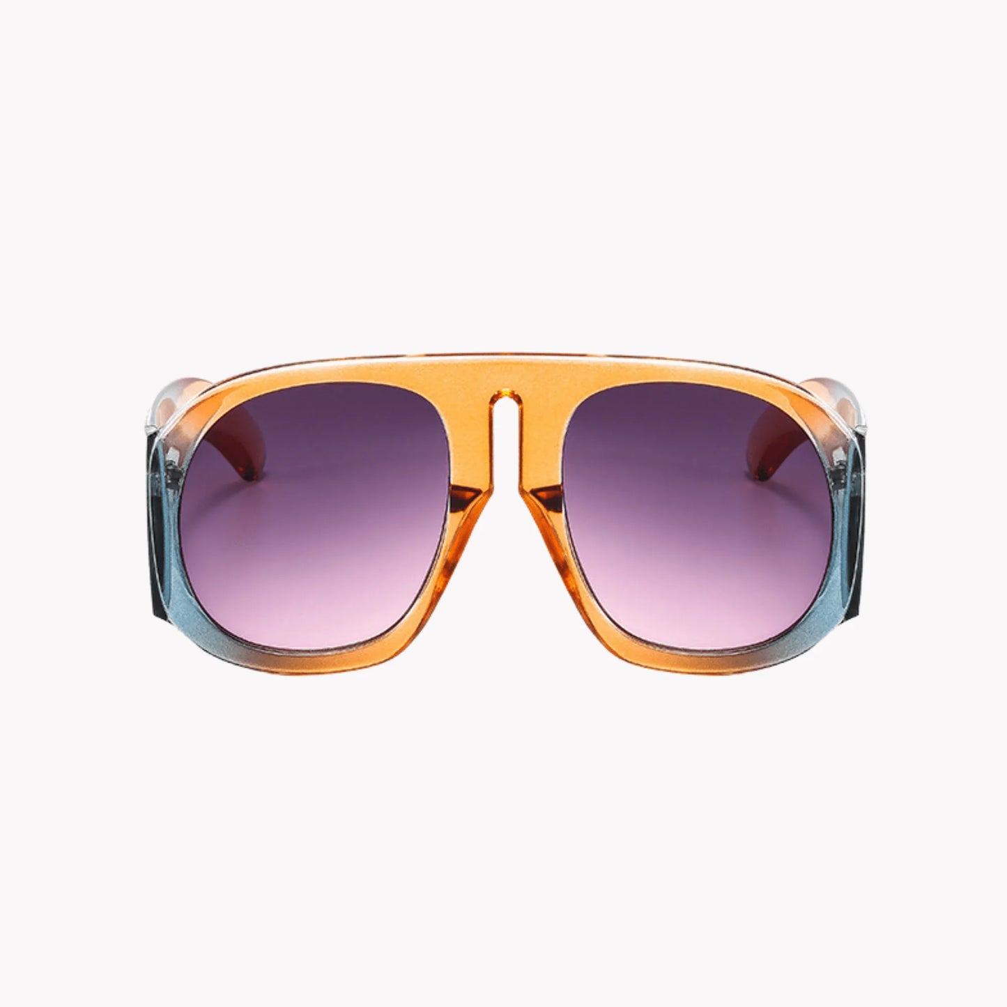 Round Thick Frame Jag Sunglasses