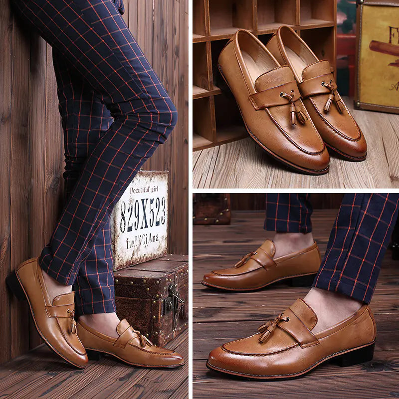 Leather Men’s Loafers - Timeless Style