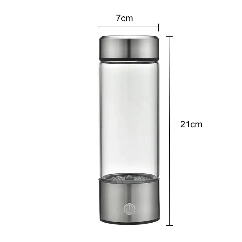HydroVibe Hydrogen Water Bottle – Portable Electrolysis Wellness Elixir