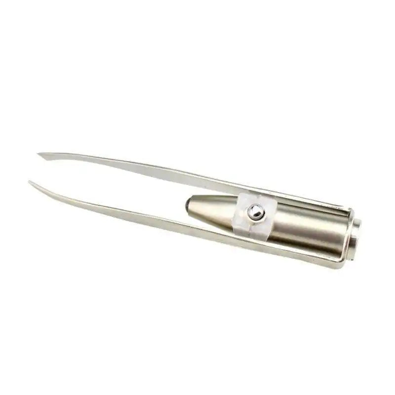 LED Precision Eyebrow Tweezers – Stainless Steel Lighted Hair Remover