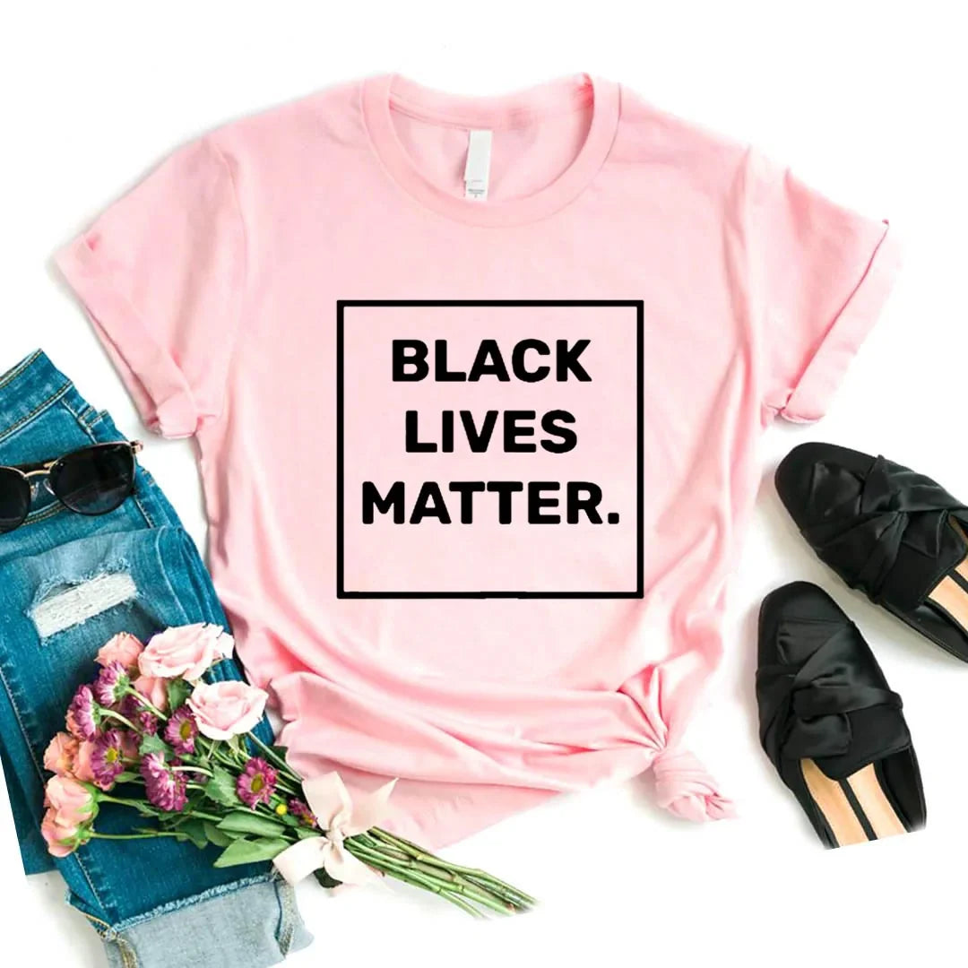 Black Lives Matter Women's Cotton T-Shirt