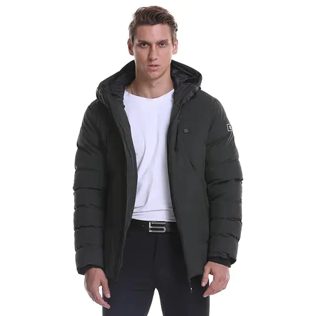 Men’s Heated Winter Jacket & Vest – USB Rechargeable Thermal Coat