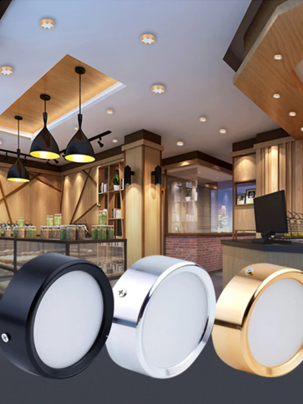 Non-Perforated Ceiling Light