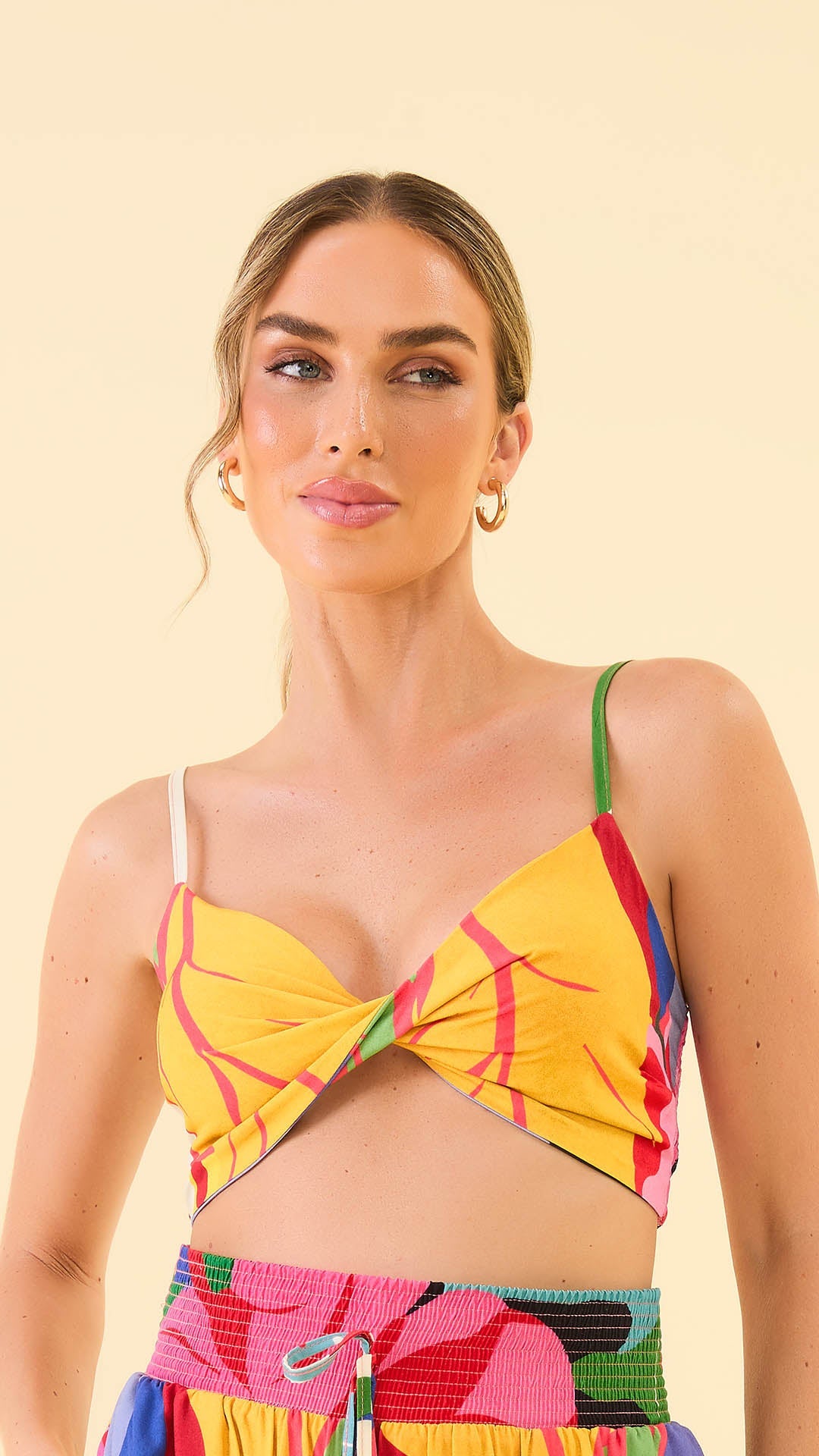 Top Estampado Aquarela