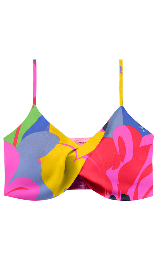 Top Estampado Aquarela