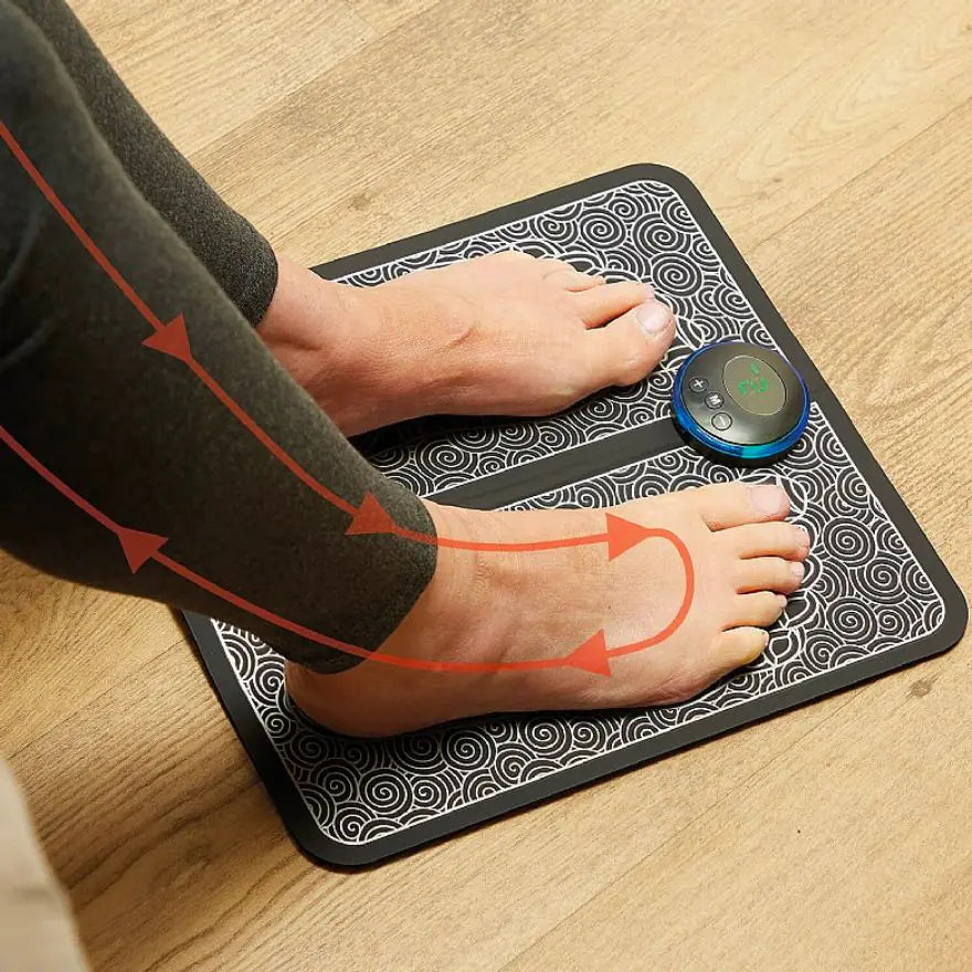 Rechargeable EMS Foot Massager Mat – Leg Relaxation & Circulation Support