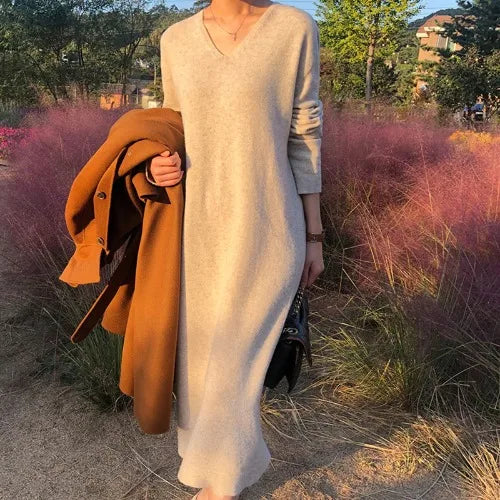 Knitted Long Dress