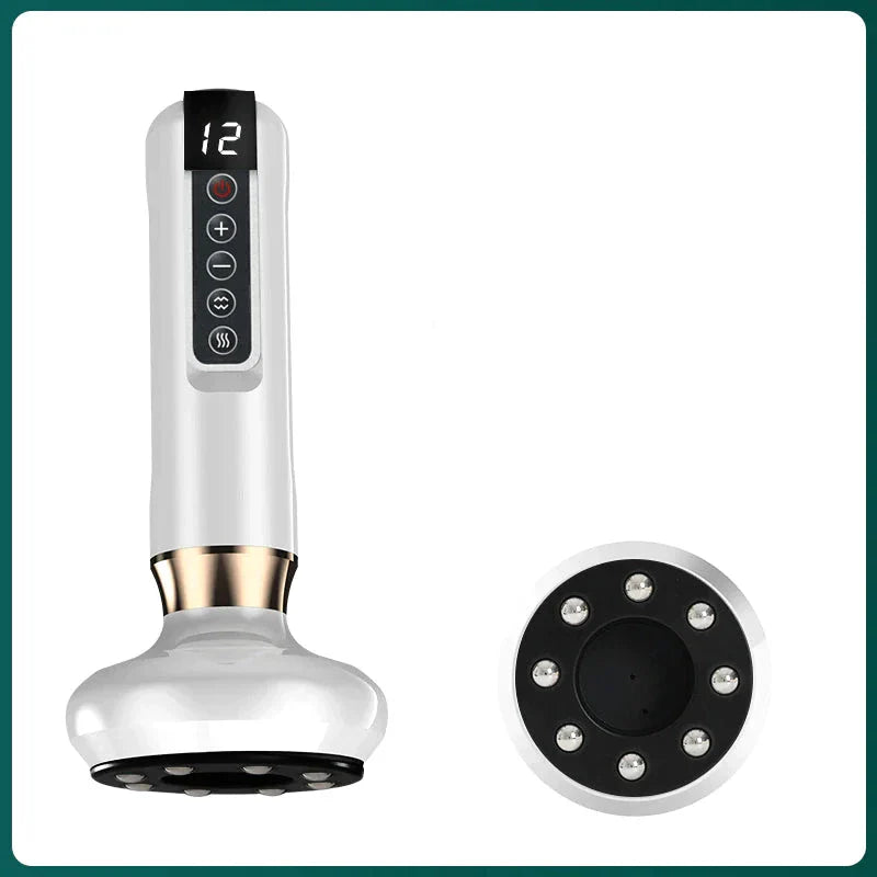 Electric Cupping Therapy Massager – 3-in-1 Scraping, Suction & Heat Relief Device