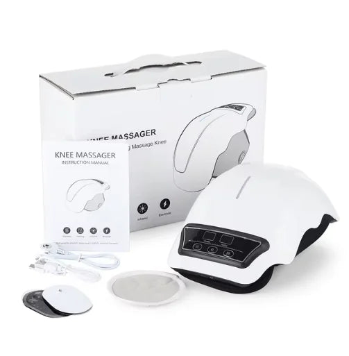 Heat Flex Wireless Heated Knee Massager – Infrared Vibration Wrap for Relaxation