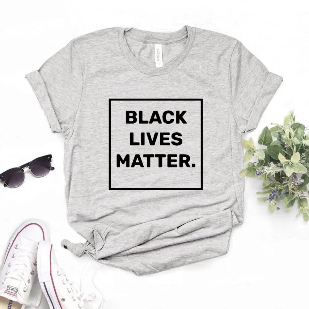 Black Lives Matter Women's Cotton T-Shirt