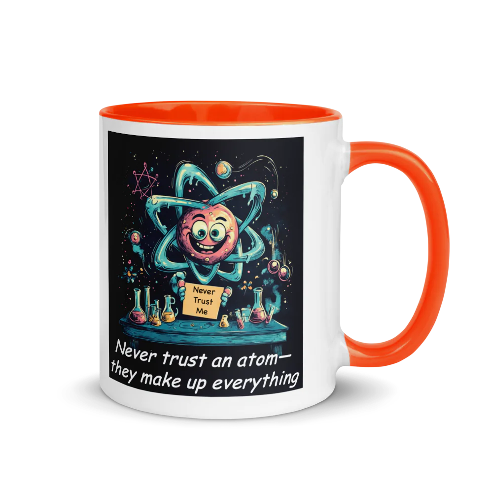 Science is Fun - White Ceramic Mug with Color Inside