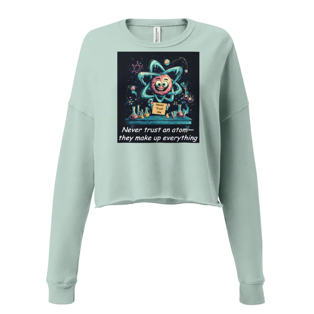 Science is Fun Women's Cropped Sweatshirt - 1