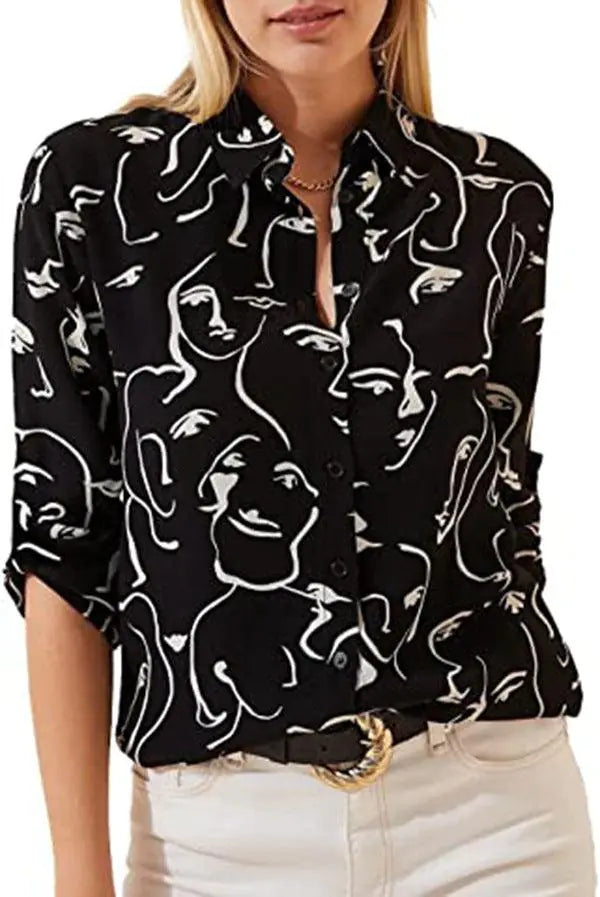 Abstract Blouse