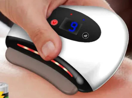Heated Vibrating Gua Sha Tool – Electric Face & Neck Lifting Massage Stone